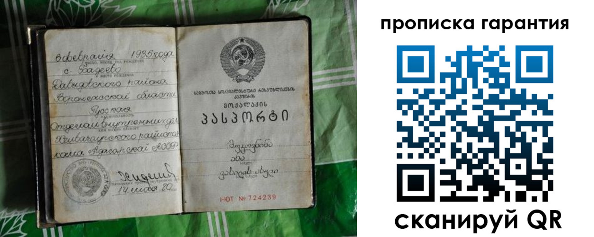 временная регистрация гарантия в Славгороде